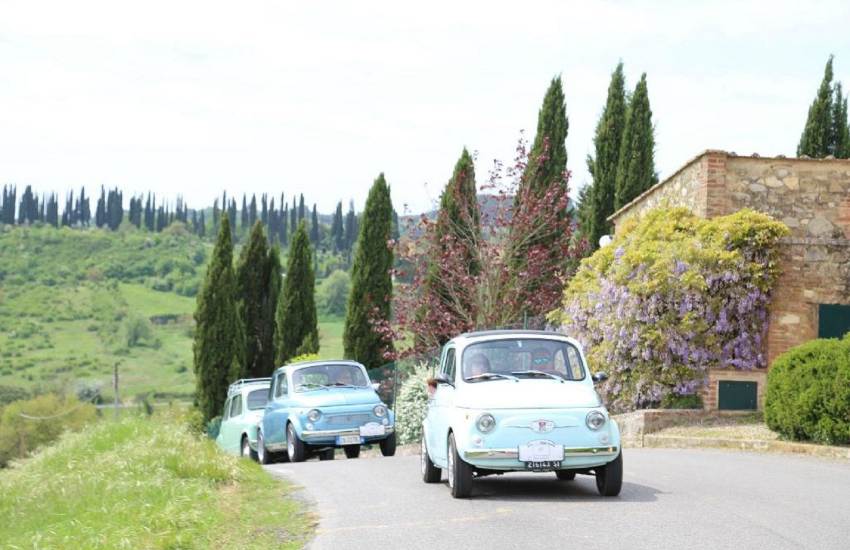 Fiat 500 vintage tours tuscany